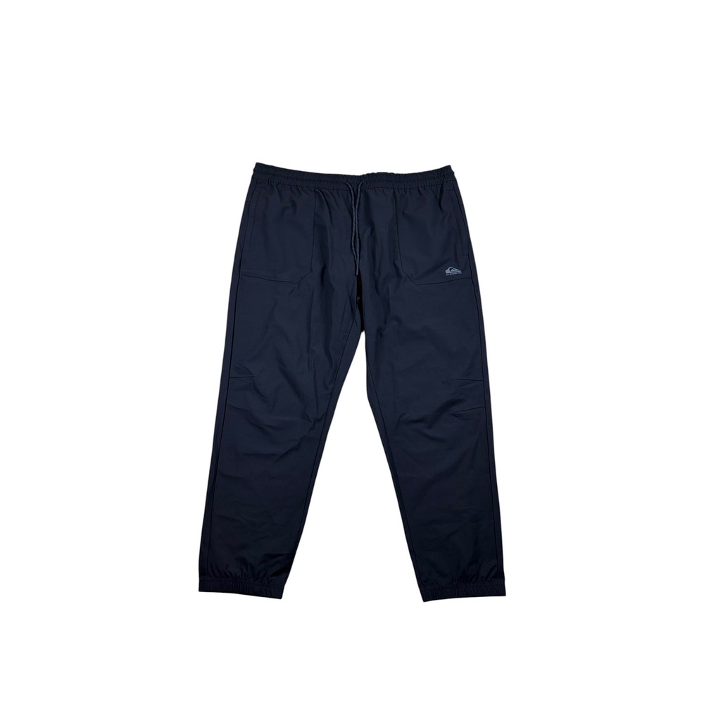 NEW Quiksilver Mens Black Performance Joggers XXL Moisture Wicking Stretch Pants